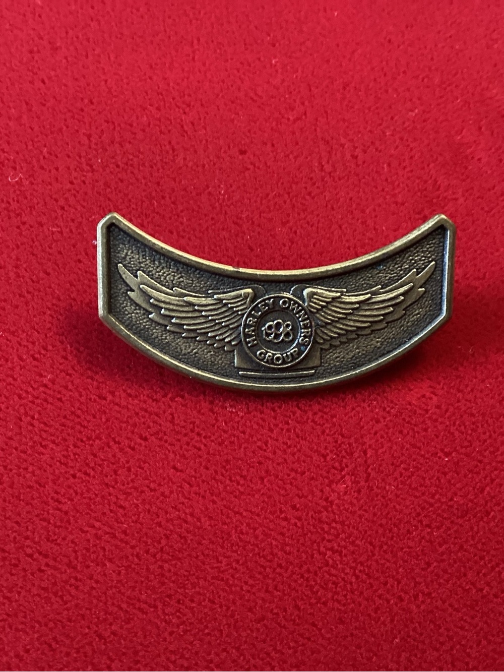 Harley-Davidson Vintage Bronze Winged Owners Group Pin